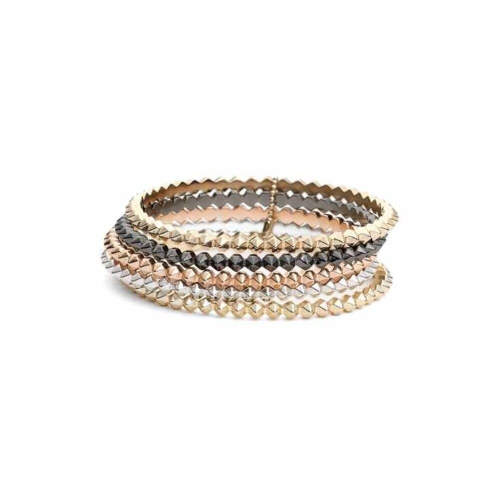Kendra Scott Remy Stackable Bracelets Mixed Metal Spiky
